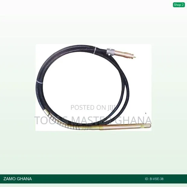Poker Hose Exen 38mm 6m Vibrator Shaft Japanese Type With S - B-Vse-38 · Photo 1