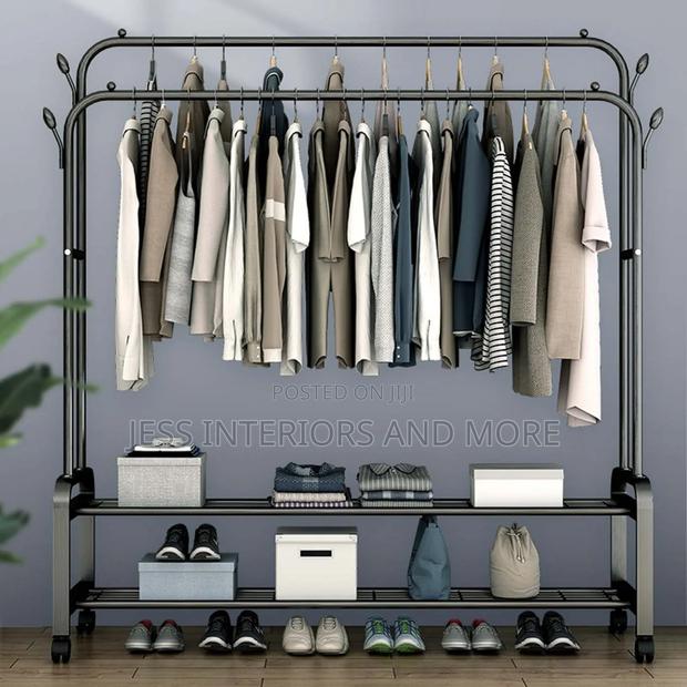 Clothes Rack With Shelves · Photo 2