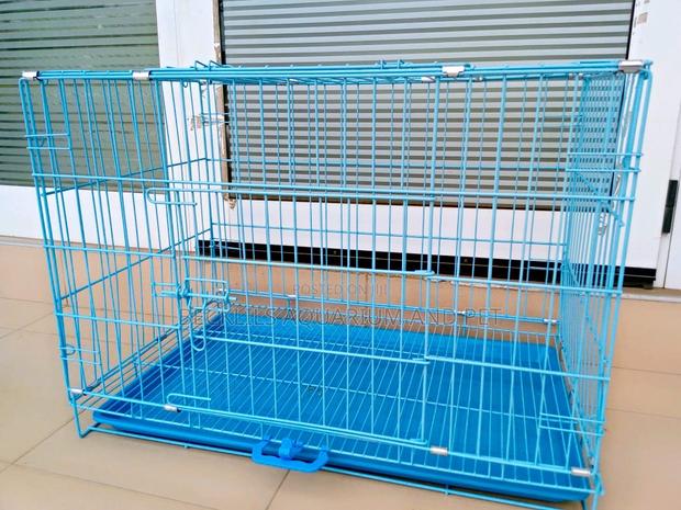 Blue Extra Large Dog Cage · Photo 1