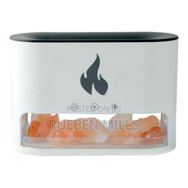 Flame Essential Oil Diffuser Humidifier With Salt Stones · Photo 1
