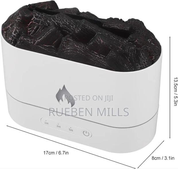 Elegant White Label Fire Flame Fine Mist Diffuser Humidifier · Photo 1