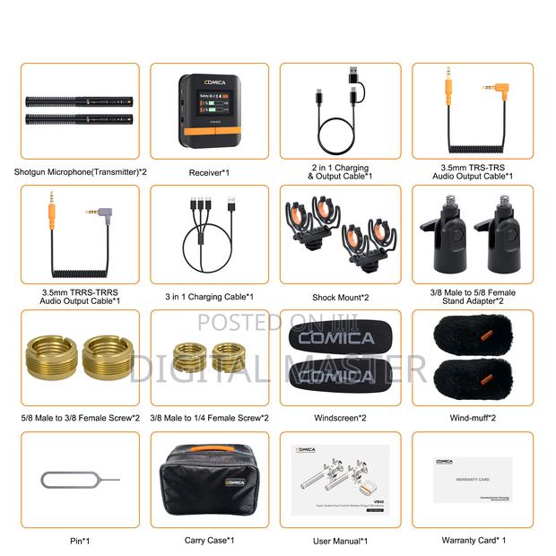 Comica VM40 COMBO Wireless Shotgun Microphone System · Photo 3