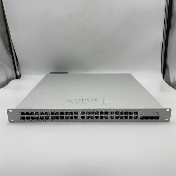 Cisco Meraki Ms250-48lp 1u Cloud Switch 48xgigabit Poe+ 4x1g SFP Ports · Photo 1