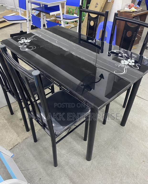Dining Set With 4chairs Glass · Photo 2