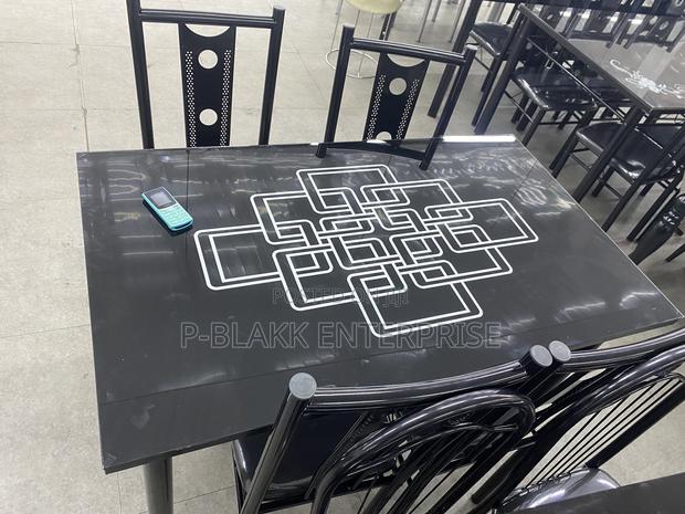 Dining Set With 4chairs Glass · Photo 1