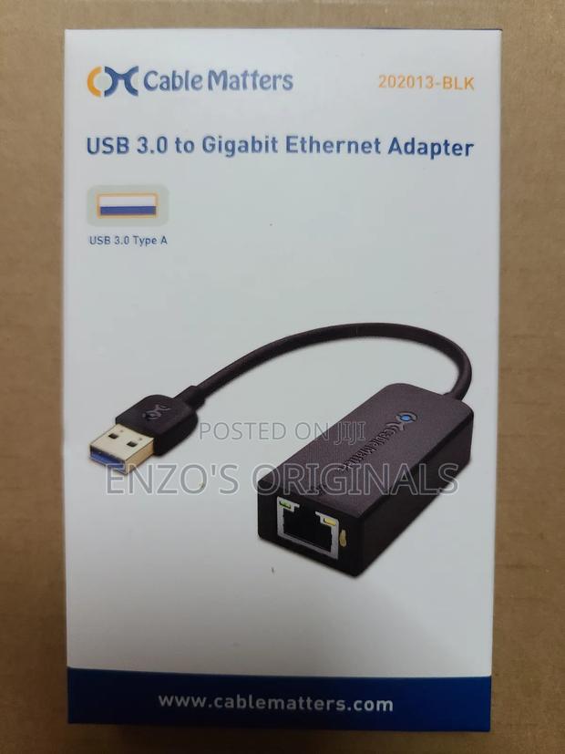 Usb 3.0 To Gigabit Lan Rj45 Ethernet Network Adapter Original · Photo 1
