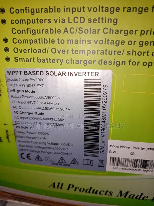 Hybrid Inverter 6.2kw Must · Photo 2