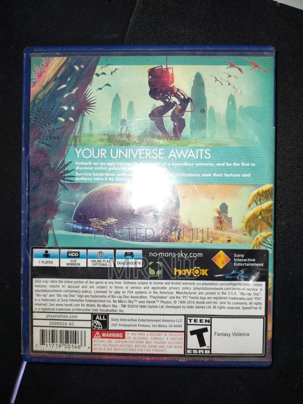 No Man's Sky PS4 Game CD · Photo 3