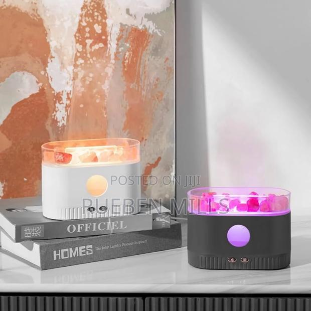 Colorful Flame Night Light Air Purifier Humidifier Diffuser · Photo 2