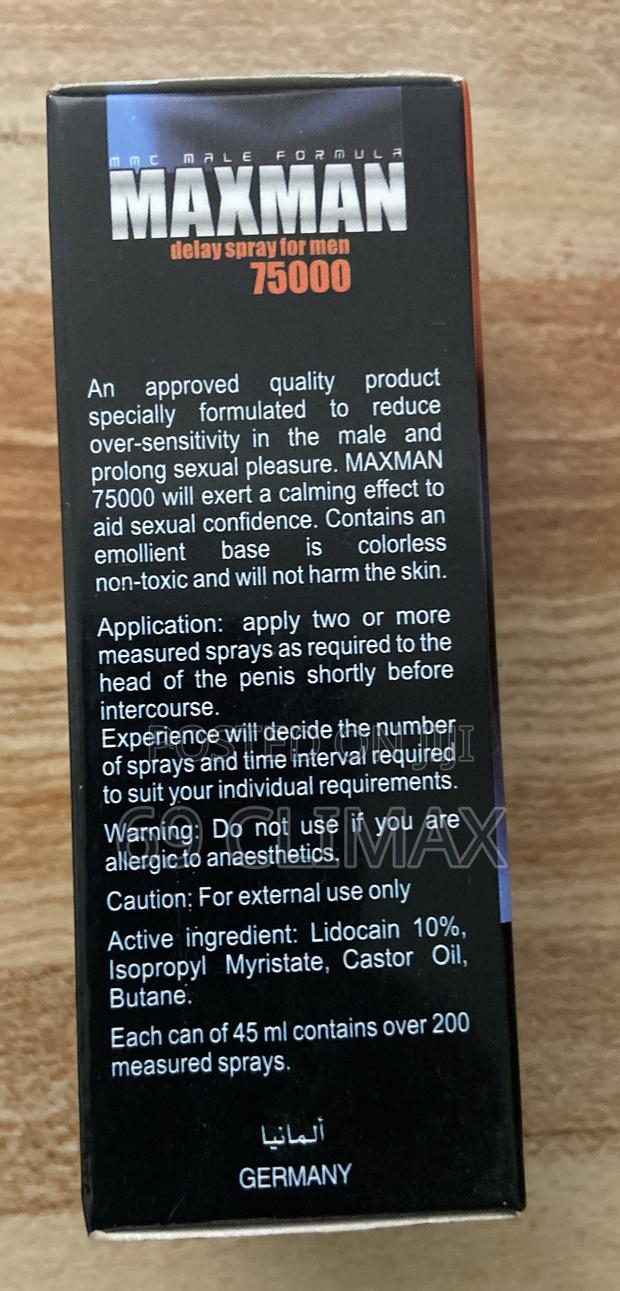 Maxman Delay Spray · Photo 1