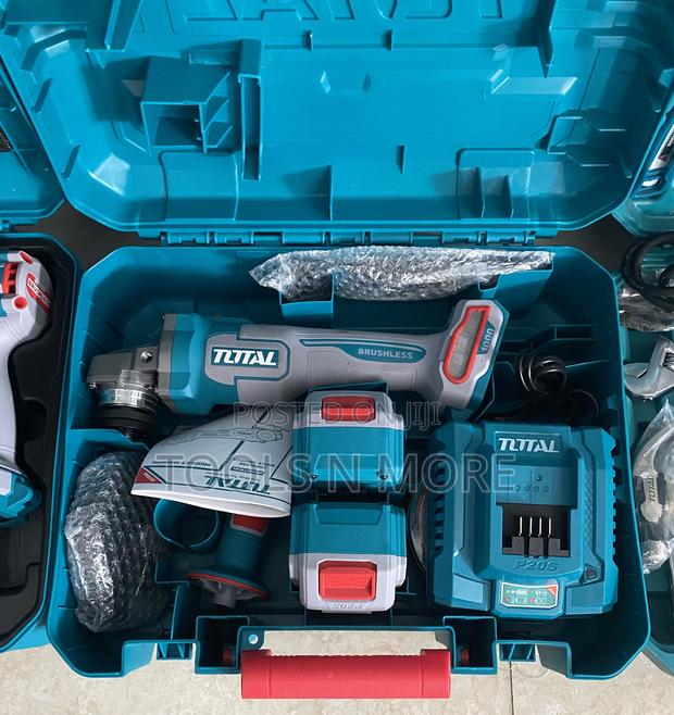 Total Cordless Angle Grinder (With Two 5.0ah Batteries) · Photo 1