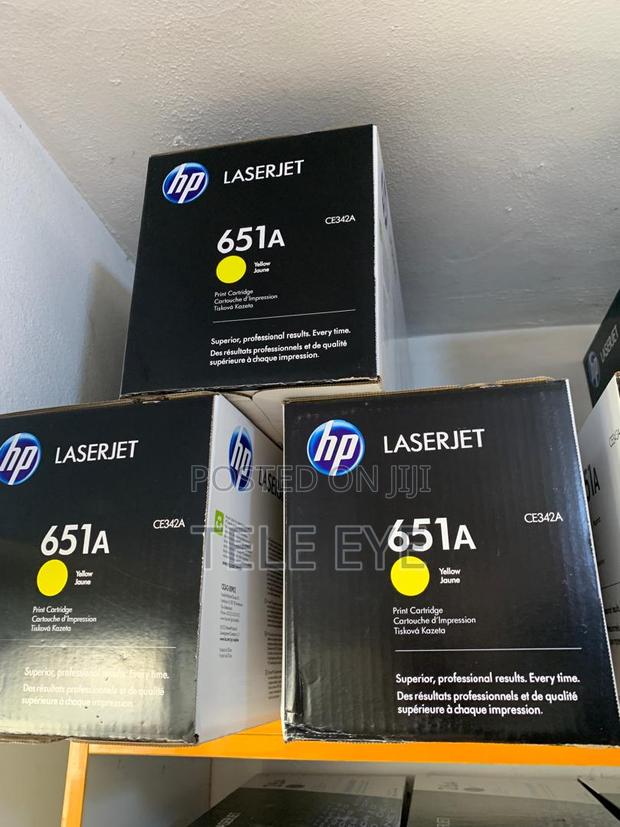Hp 651a (Ce340a- Yellow Toner Cartridge · Photo 1