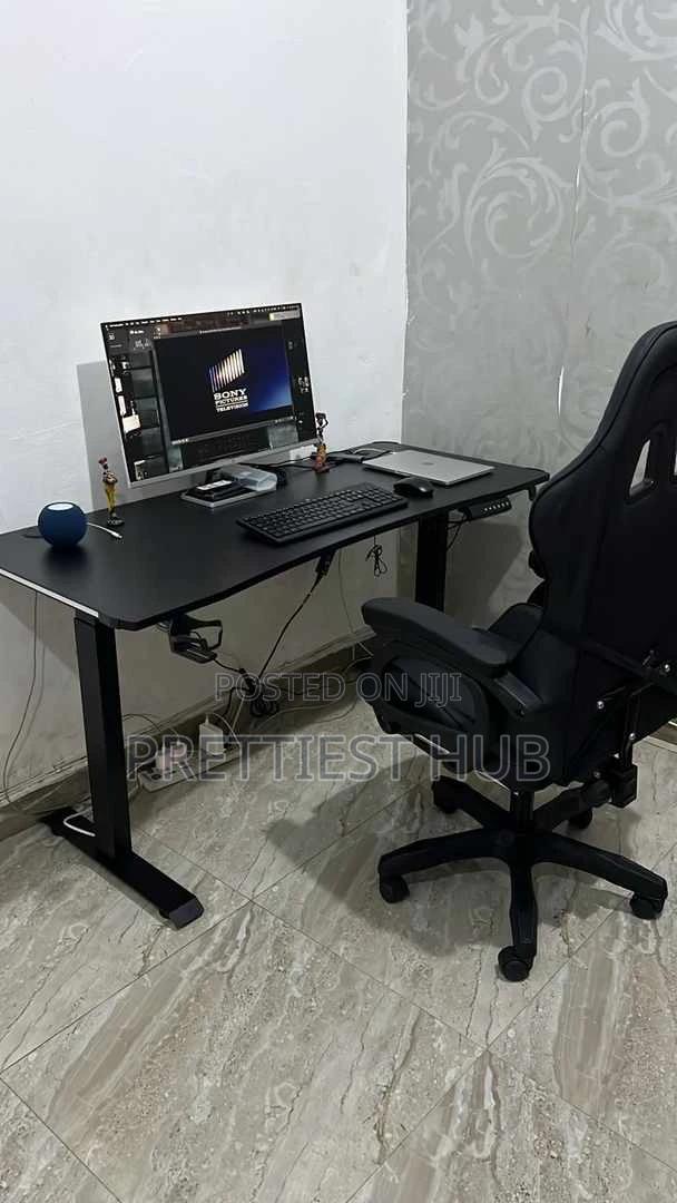 Electric Height Adjustable Sit and Stand Up Desk · Photo 2