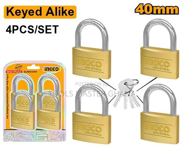 4pcs Key-alike Brass Padlock Set - Dbplk4402 · Photo 1