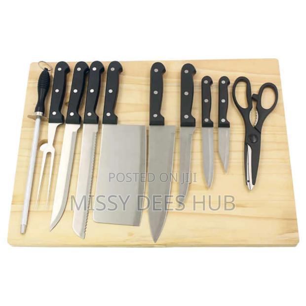 11pc Knives and Cutting Board Set · Photo 1