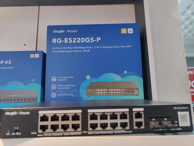 Ruijie 20 Port Gigabit Managed Poe+ Switch Network 250w Sfp+ · Photo 2