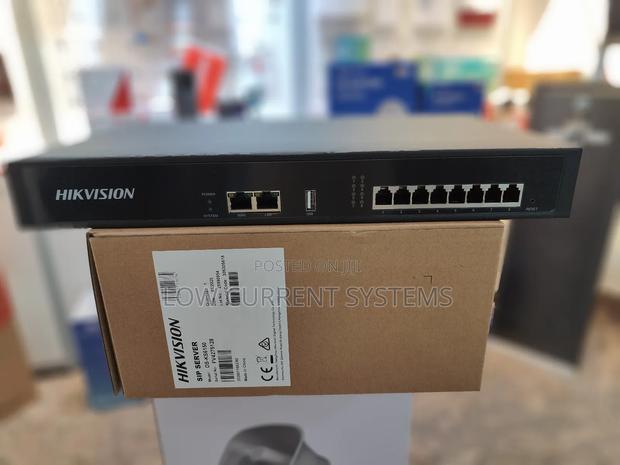 Hikvision Ip PBX Voip - Support All Ip Phone 50 User Network Ds-Ks6150 · Photo 1