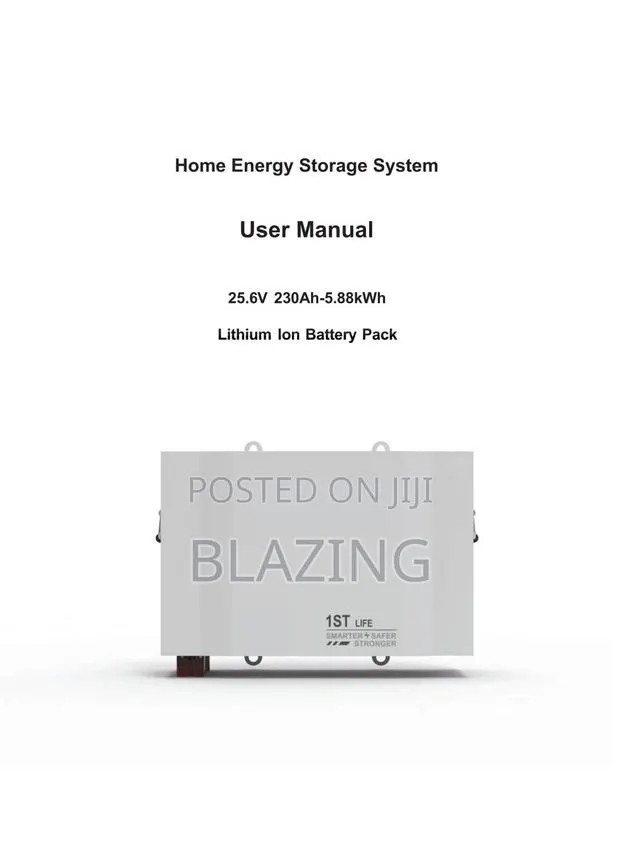 Solar Battery 25.6v 230ah-5.88kwh