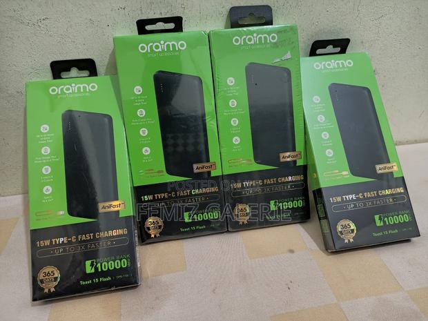 Oraimo Toast 15 Flash 10000mah Fast Charging Power Bank · Photo 3