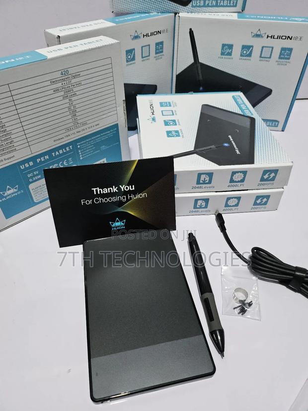 Huion 420 Usb Pen Sketch Signature Tablet · Photo 4