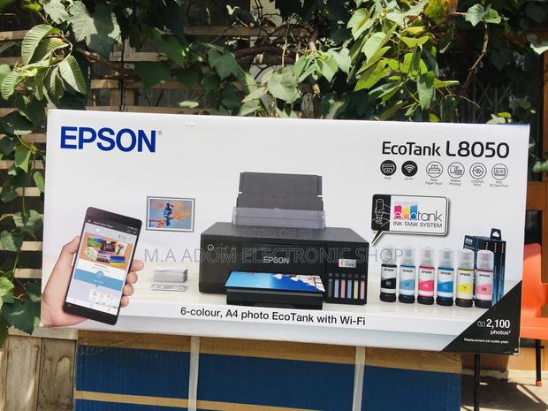 Epson Eco Tank L8050 Wireless Print 6 Color Printer · Photo 2