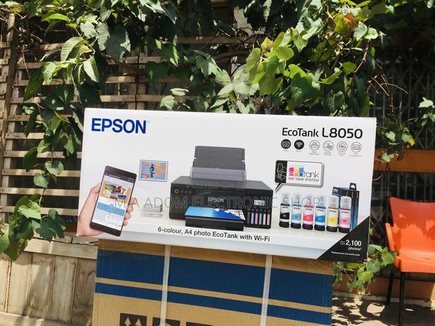 Epson Eco Tank L8050 Wireless Print 6 Color Printer · Photo 1