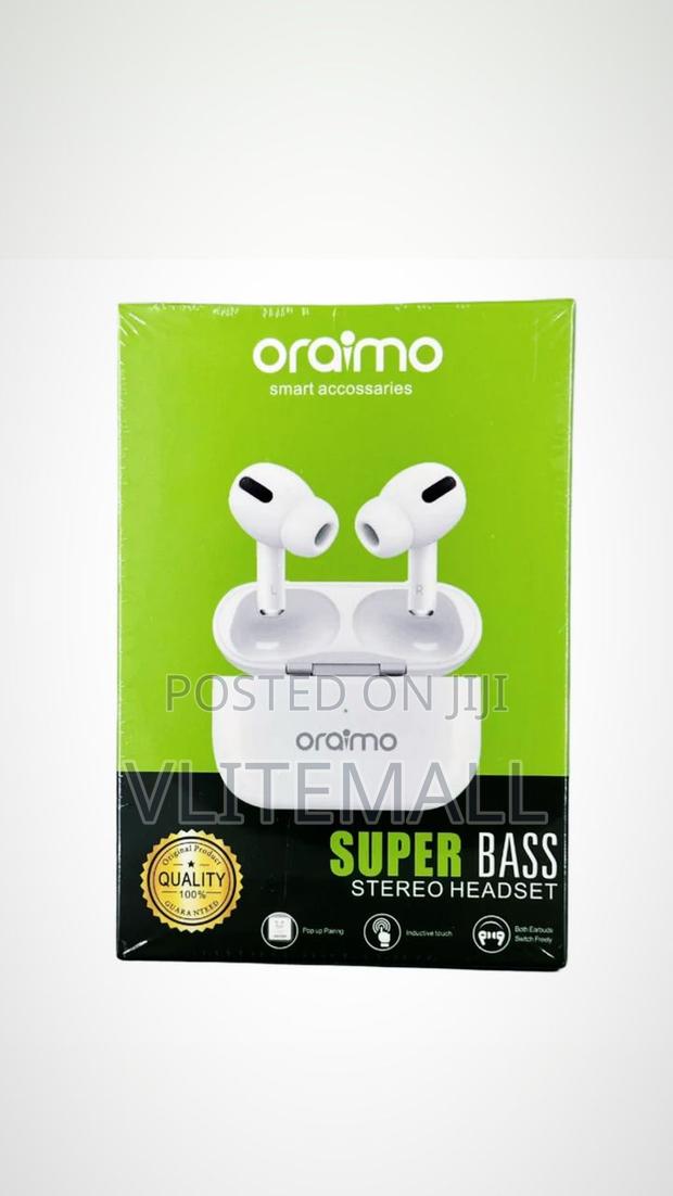 Oraimo Super Bass Stereo Headset - White · Photo 1