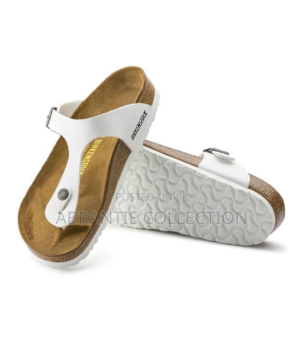 Birkenstock Unisex Arizona White/Brown · Photo 2