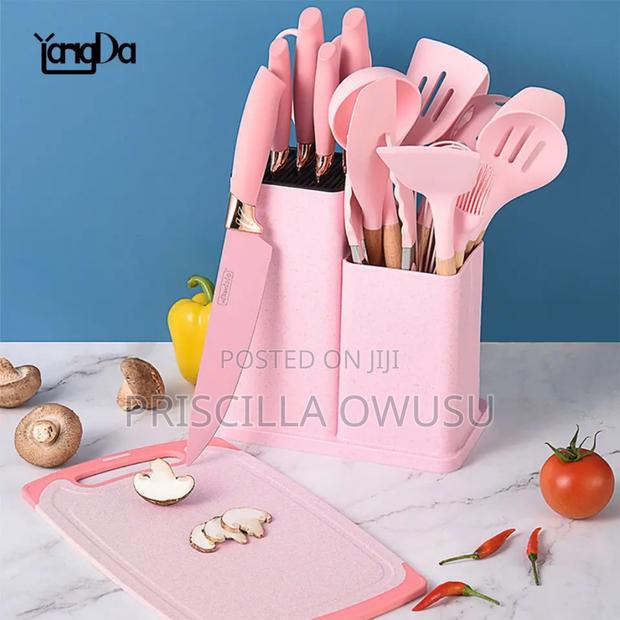 19 PCS Silicone Ladles and Knives Kitchenware Set for Sale · Photo 4