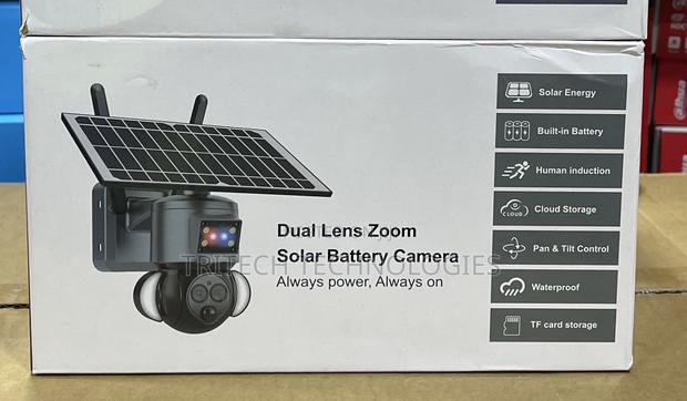 Ubox Outdoor PTZ Solar 4g Camera 8mp 12x Dual Lens · Photo 1