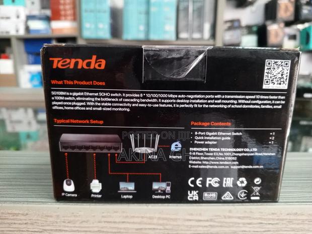 Tenda 8 Port Gigabit Ethernet Switch Sg108m · Photo 2