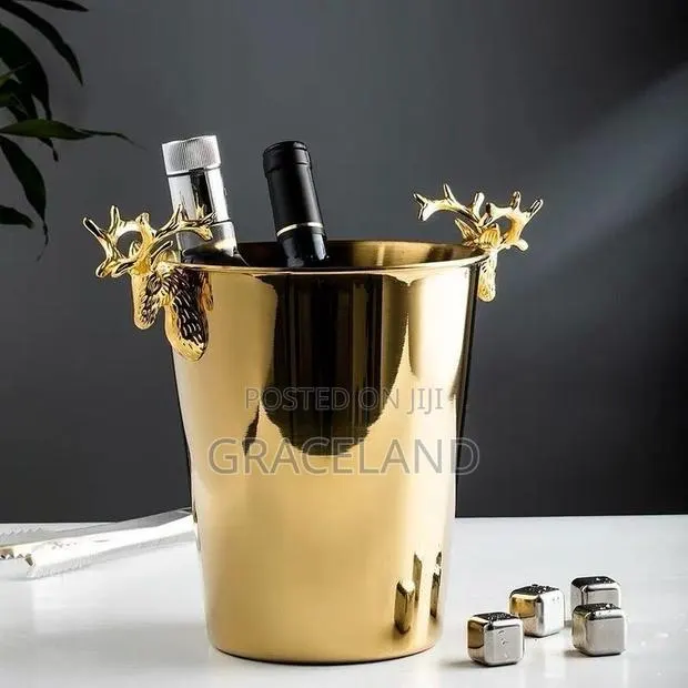 This Is Original Champagne Bucket Gold Bucket · Photo 1