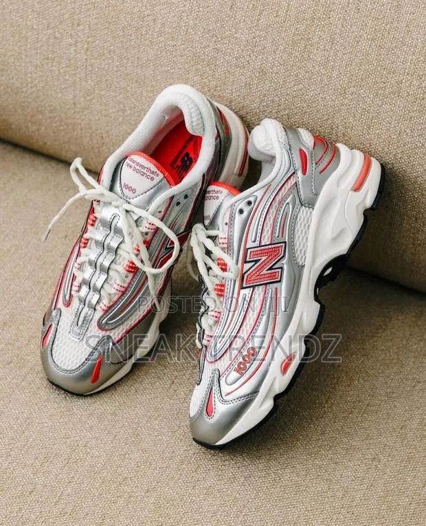 New Balance 1000 Red Silver N White · Photo 1