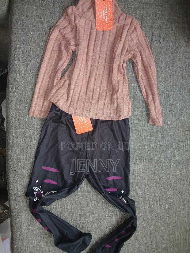 Girls Polo Neck Blouse and Leggings · Photo 1