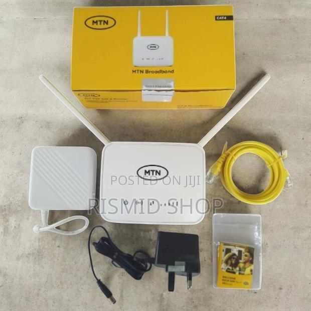 MTN Universal Broadband4g Router + Backup Battery - White · Photo 1