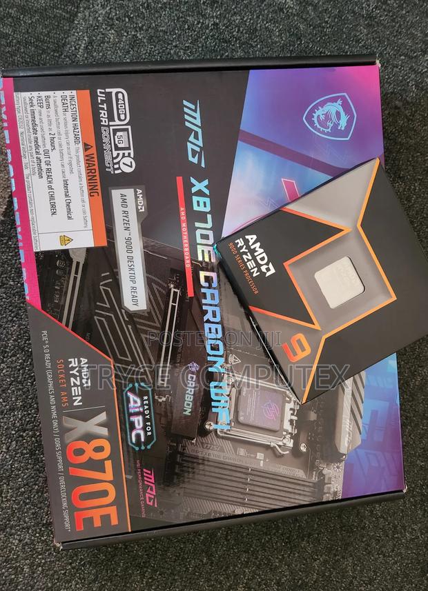 Latest Ryzen 9 9950x Cpu With X870 Motherboard · Photo 1
