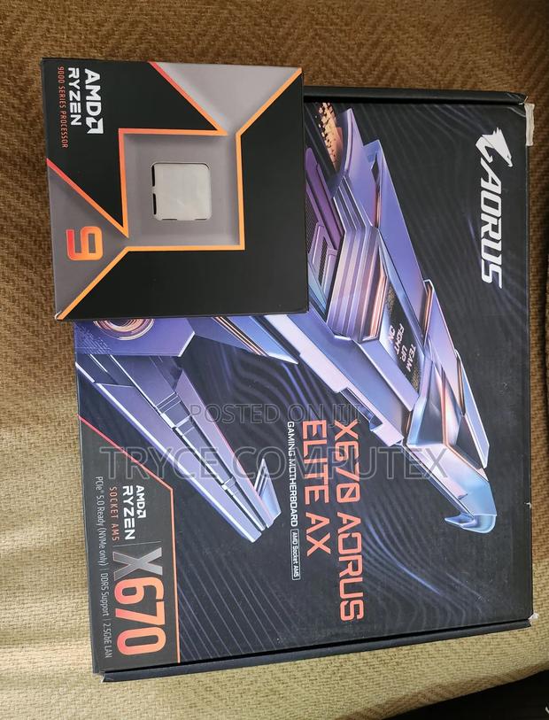 Amd Ryzen 9 9900x With Aorus X670 Motherboard · Photo 1