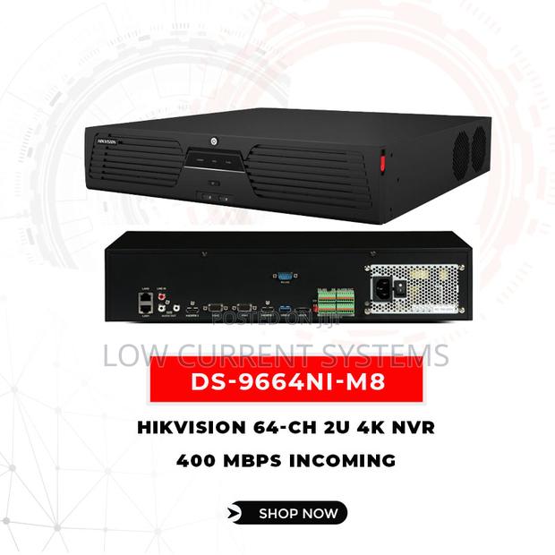 Hikvision64-Ch 2u NVR Ip Camera Recorde Netr Ds-9664ni-M8 · Photo 1