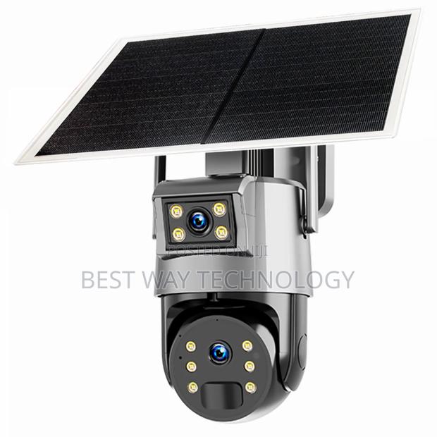 Dual Lens PTZ Solar Camera 5mp Zoom 20x · Photo 1