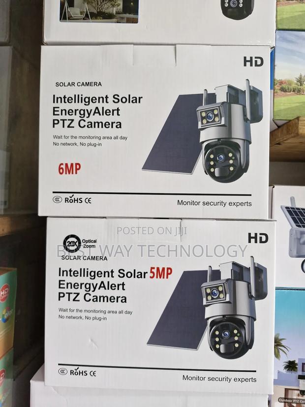 Dual Lens PTZ Solar Camera 6mp Ubox · Photo 1