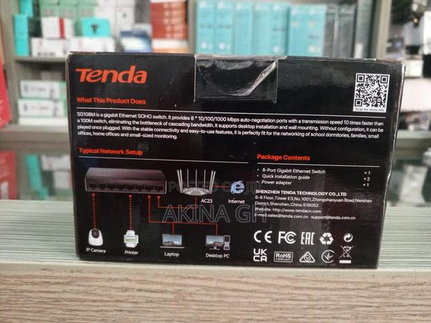 Tenda 8 Port Gigabit Ethernet Switch · Photo 2