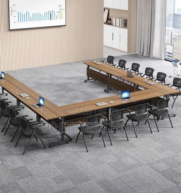 Foldable Conference L Training | Office | Study Table · Photo 3