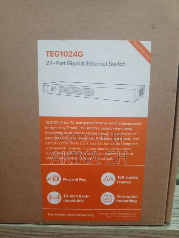 Tenda 24 Port Gigabit Ethernet Switch Teg1024g · Photo 1
