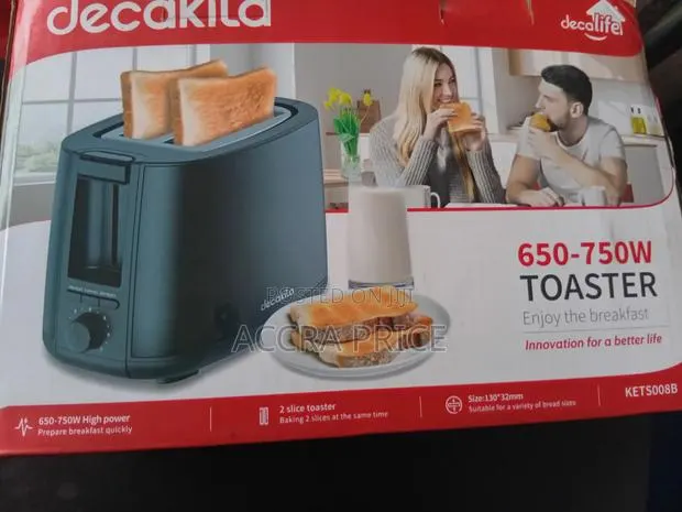Decakila Toaster 2-Slice Toaster 650-750w · Photo 1
