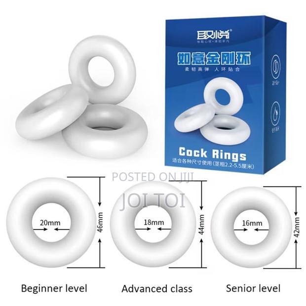 3pcs Thick Silicon Cock Ring · Photo 2