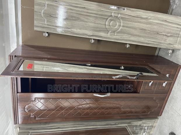 Modern Foreign Two Door Wardrobe With Mirror and Drawers · Photo 3