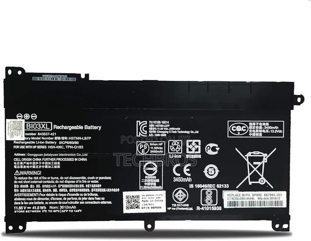 Original Hp Battery Bi03xl Hp Stream 14 Pavilion 14 X360 · Photo 1