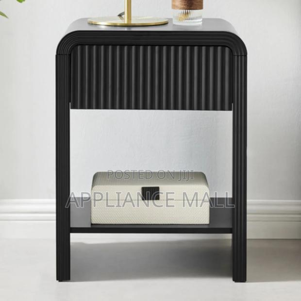 Bedside Table Drawer and Shelf Press-to-Open Uk · Photo 3