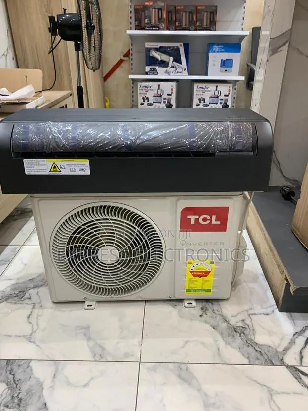 Lovely New Dark Grey Wooden Finish TCL 1.5hp Inverse · Photo 1