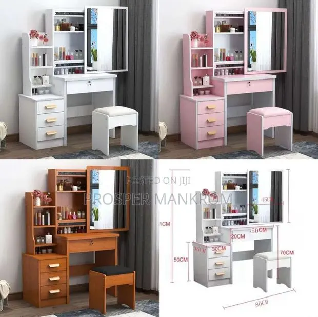 Vanity Dressing Mirror With Seat · Photo 1